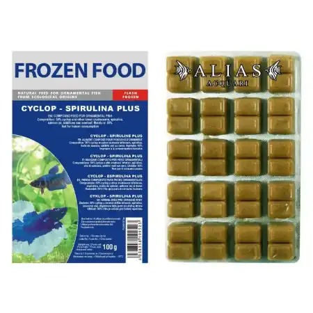 Cyclop Spirulina Plus Frozen blister da 100 g