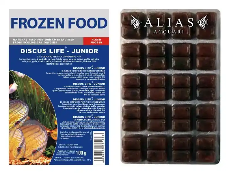 Discus Life Junior Frozen blister da 100 g