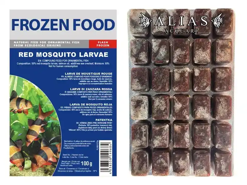 Red Mosquito Larvae Frozen blister da 100 g